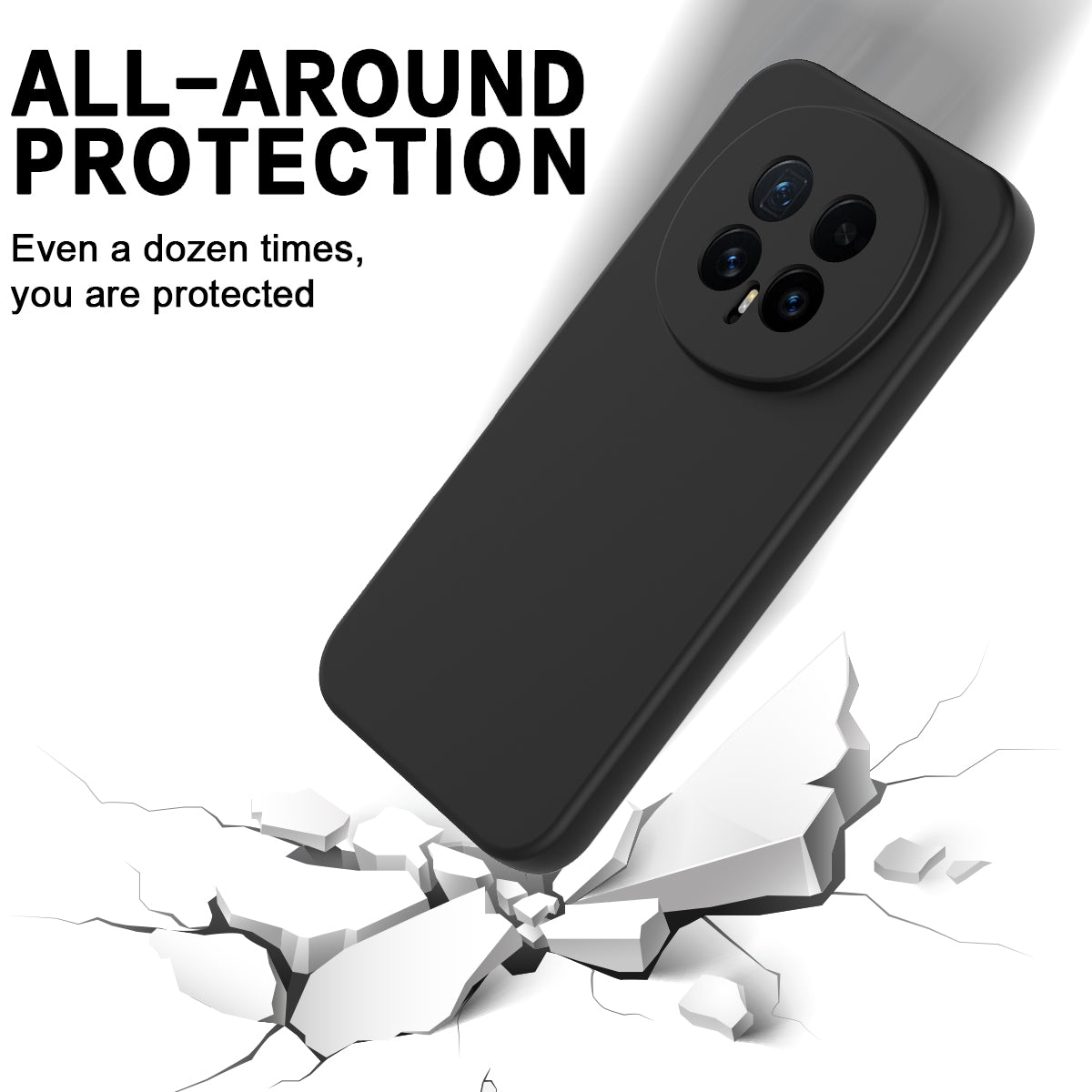 For Honor Magic8 5G Liquid Silicone Case Phone Back Cover with Hand Strap