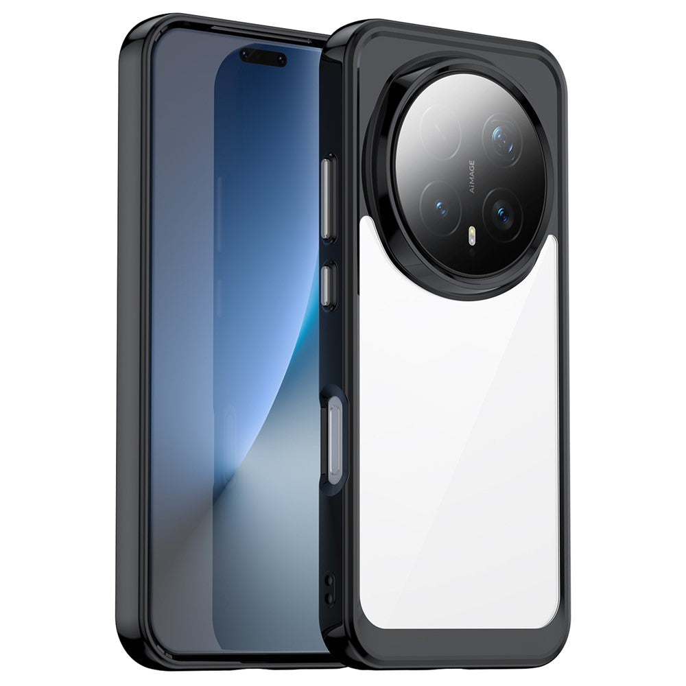 Honor Magic8 Pro 5G Transparente Handyhülle – Stoßfeste Rückseite, aus TPU & Acryl