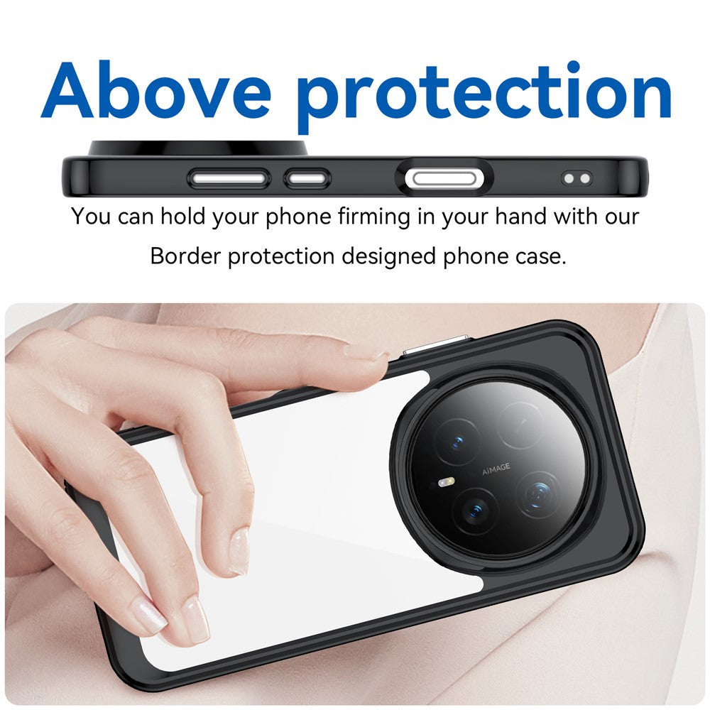Honor Magic8 Pro 5G Transparente Handyhülle – Stoßfeste Rückseite, aus TPU & Acryl