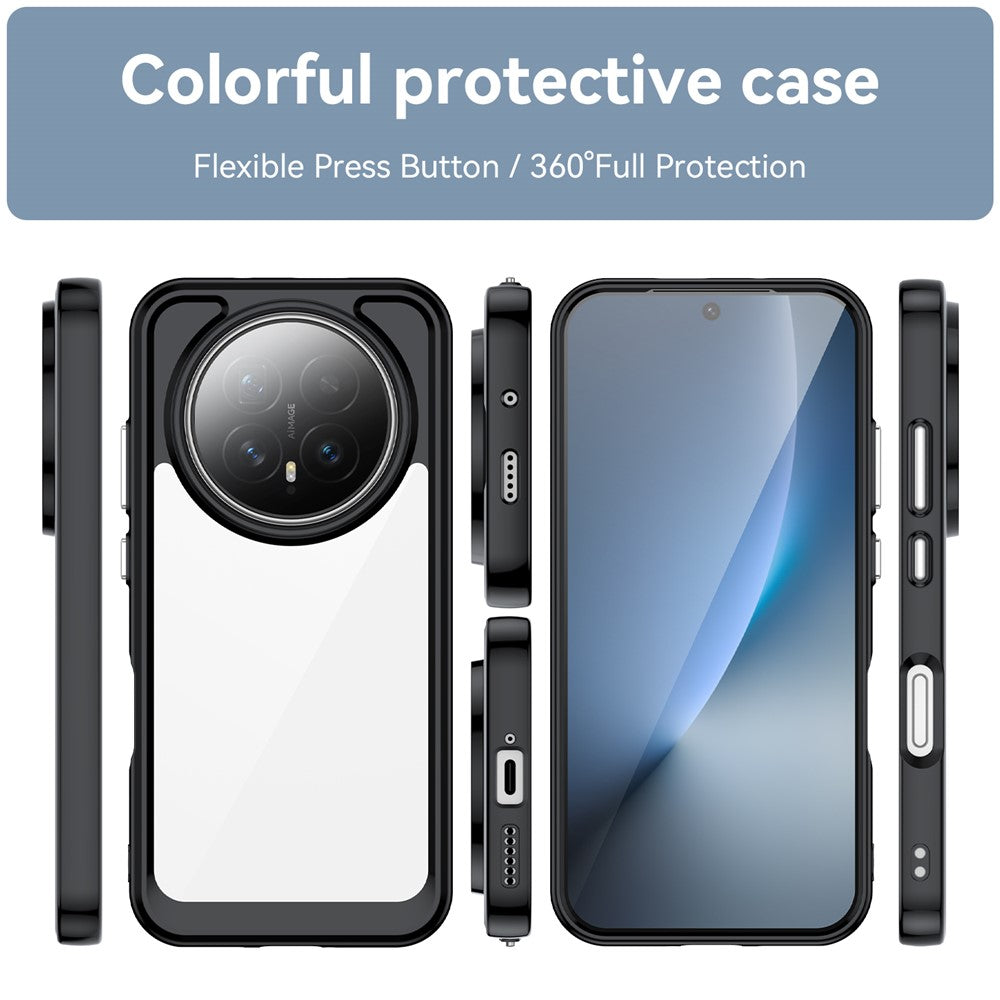 Honor Magic8 5G Transparente Handyhülle – Stoßfeste Rückseite, aus TPU & Acryl
