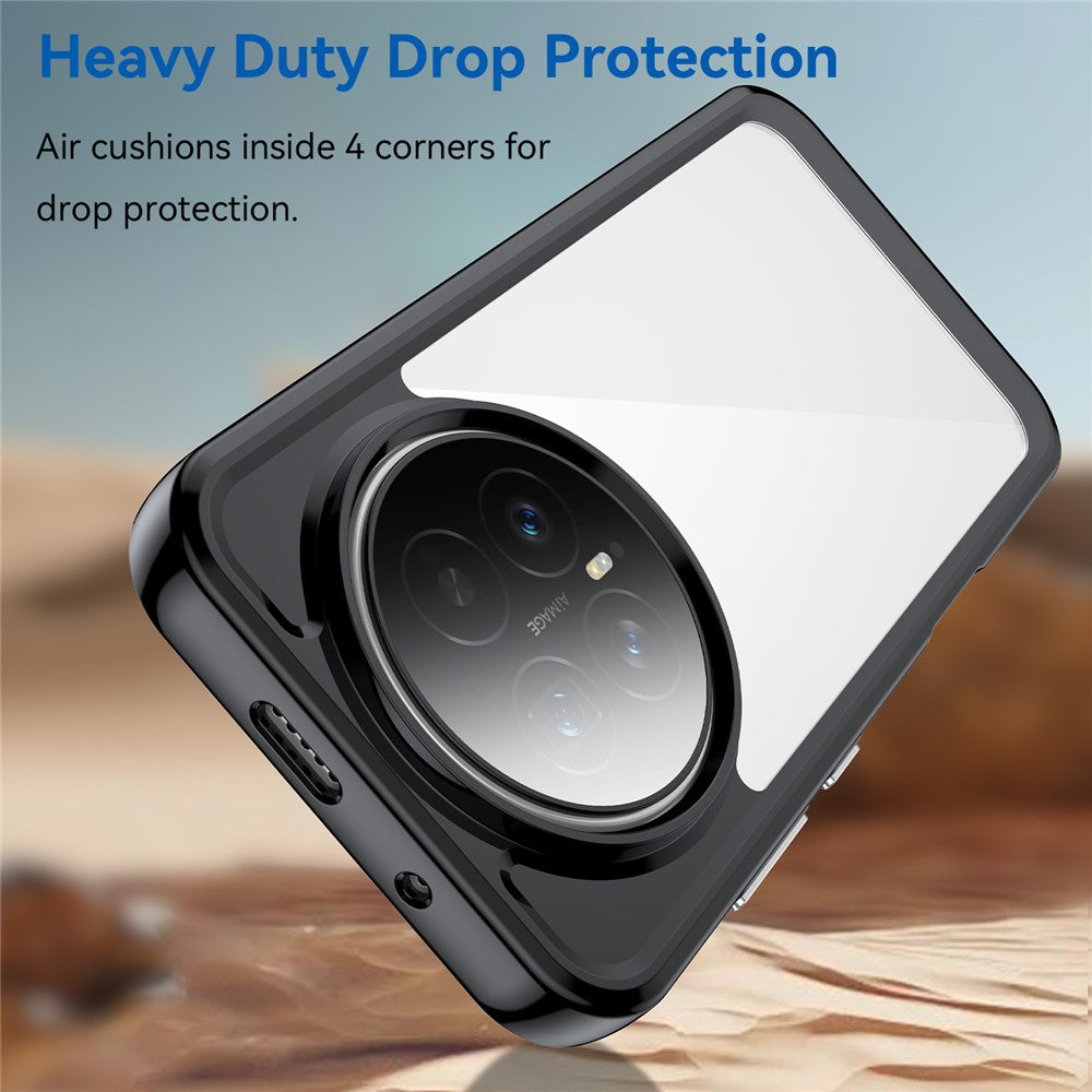 Honor Magic8 5G Transparente Handyhülle – Stoßfeste Rückseite, aus TPU & Acryl