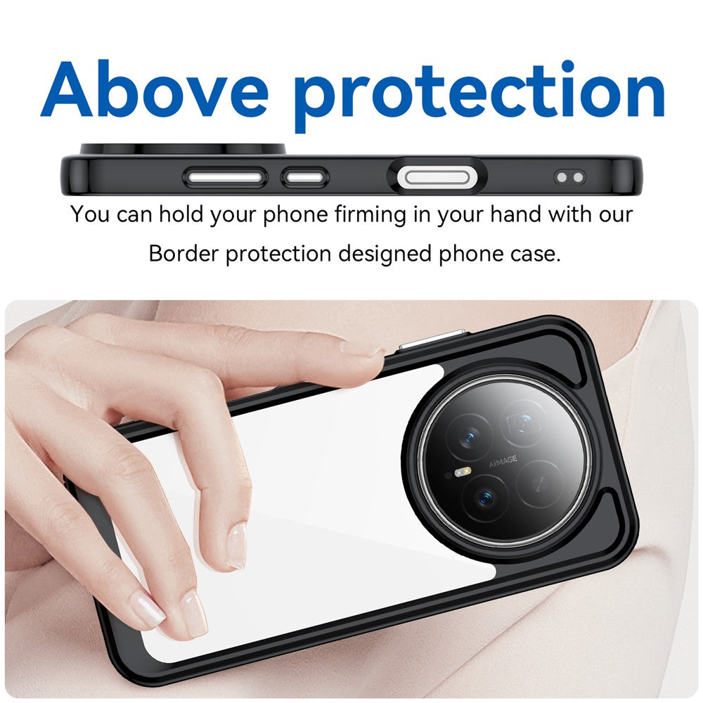 Honor Magic8 5G Transparente Handyhülle – Stoßfeste Rückseite, aus TPU & Acryl