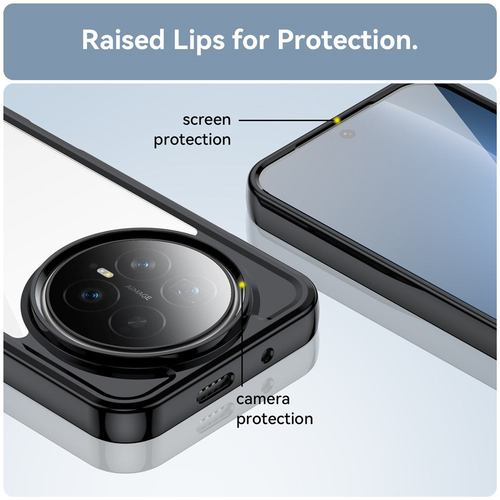 Honor Magic8 5G Transparente Handyhülle – Stoßfeste Rückseite, aus TPU & Acryl