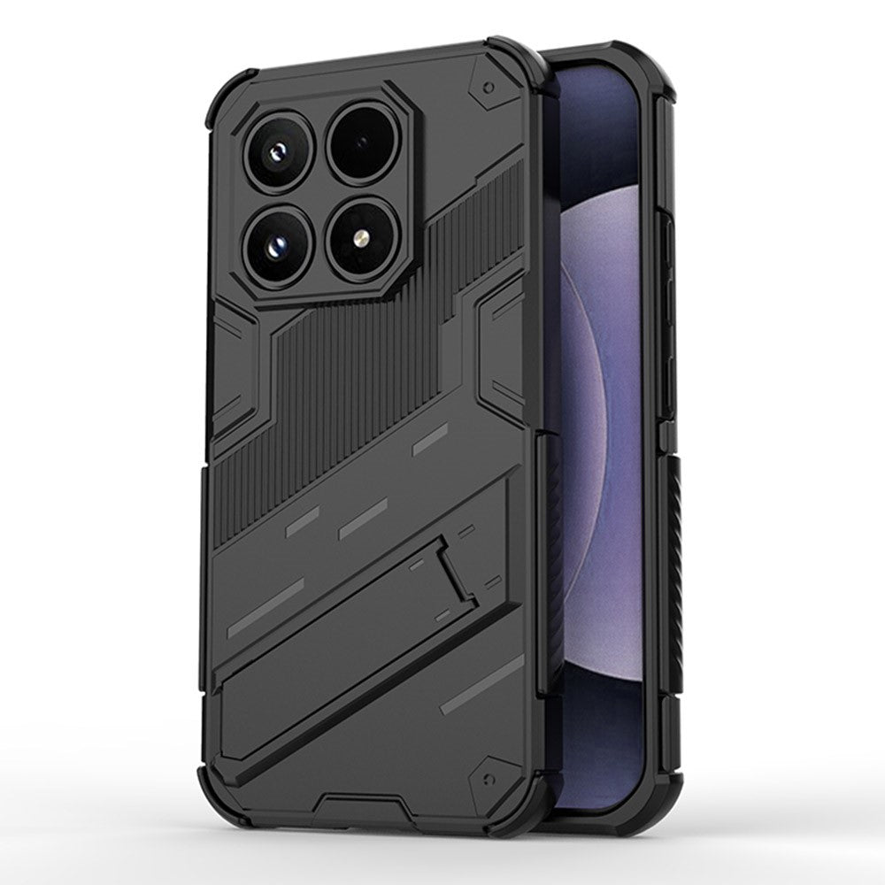 For Xiaomi 17 Case PC + TPU Shockproof Phone Cover with Kickstand