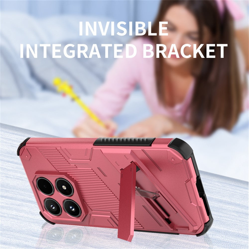 For Xiaomi 17 Case PC + TPU Shockproof Phone Cover with Kickstand