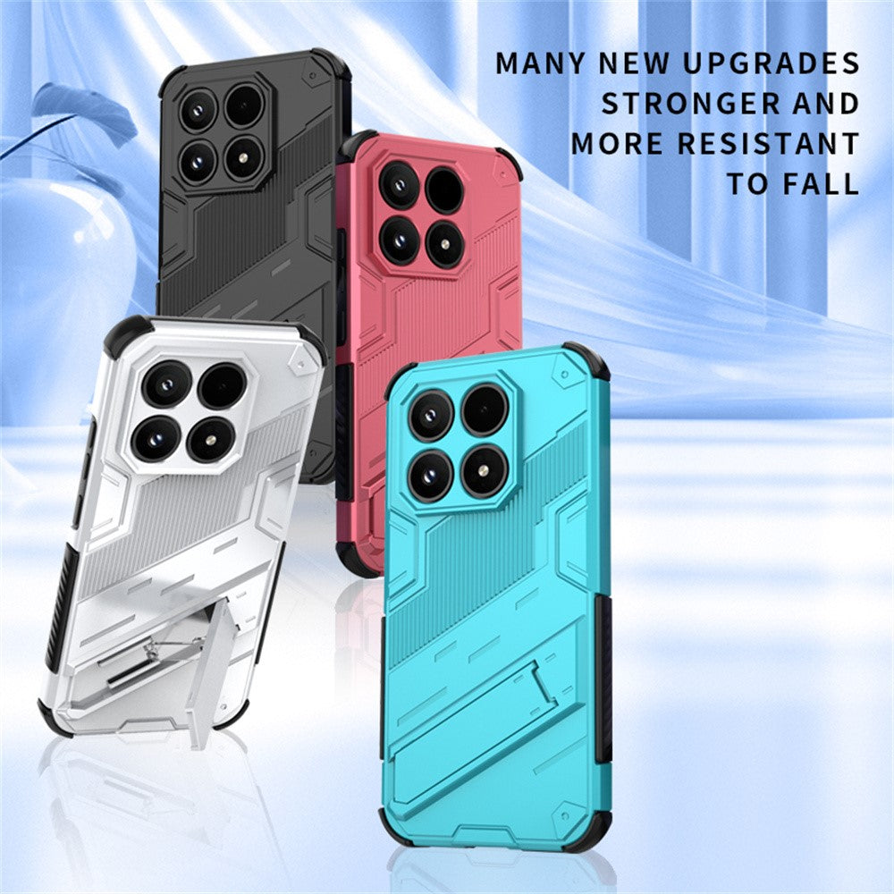 For Xiaomi 17 Case PC + TPU Shockproof Phone Cover with Kickstand