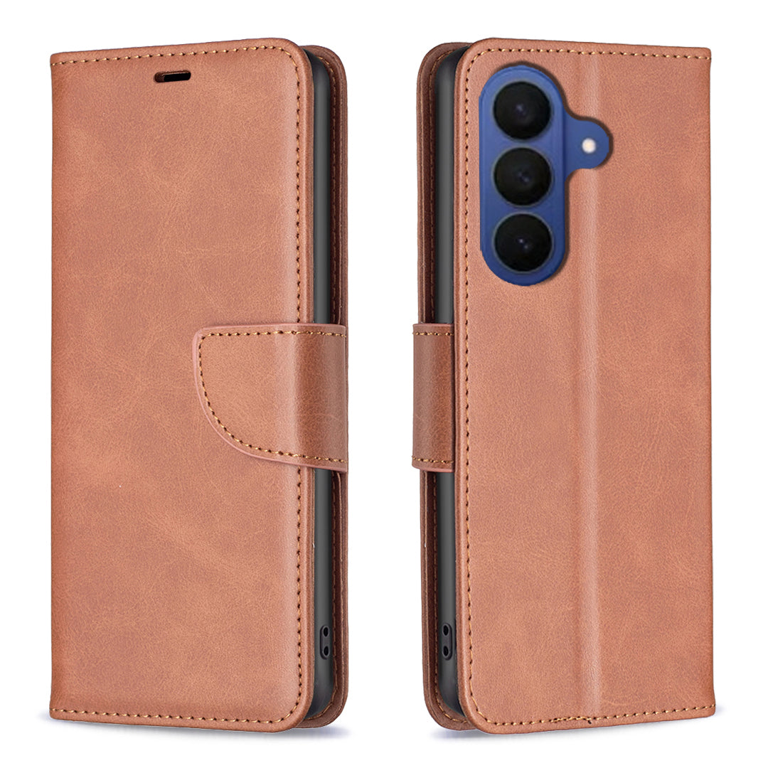 For Samsung Galaxy S26+ Case Shockproof PU Leather Cover with Wallet Card Slots
