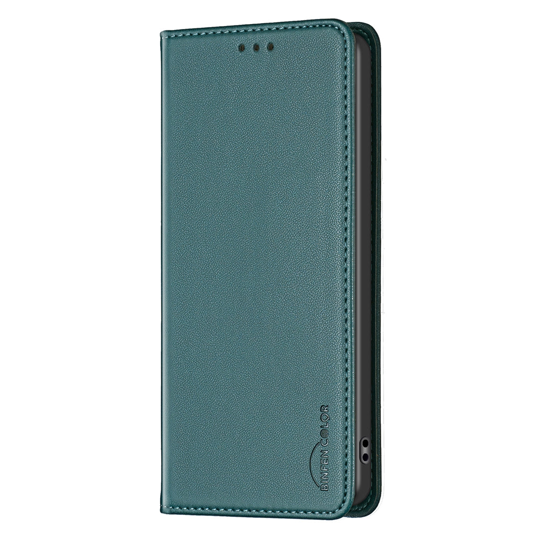 BINFEN COLOR For Samsung Galaxy A27 5G Leather Case  BF18 Phone Stand Cover with Card Slots