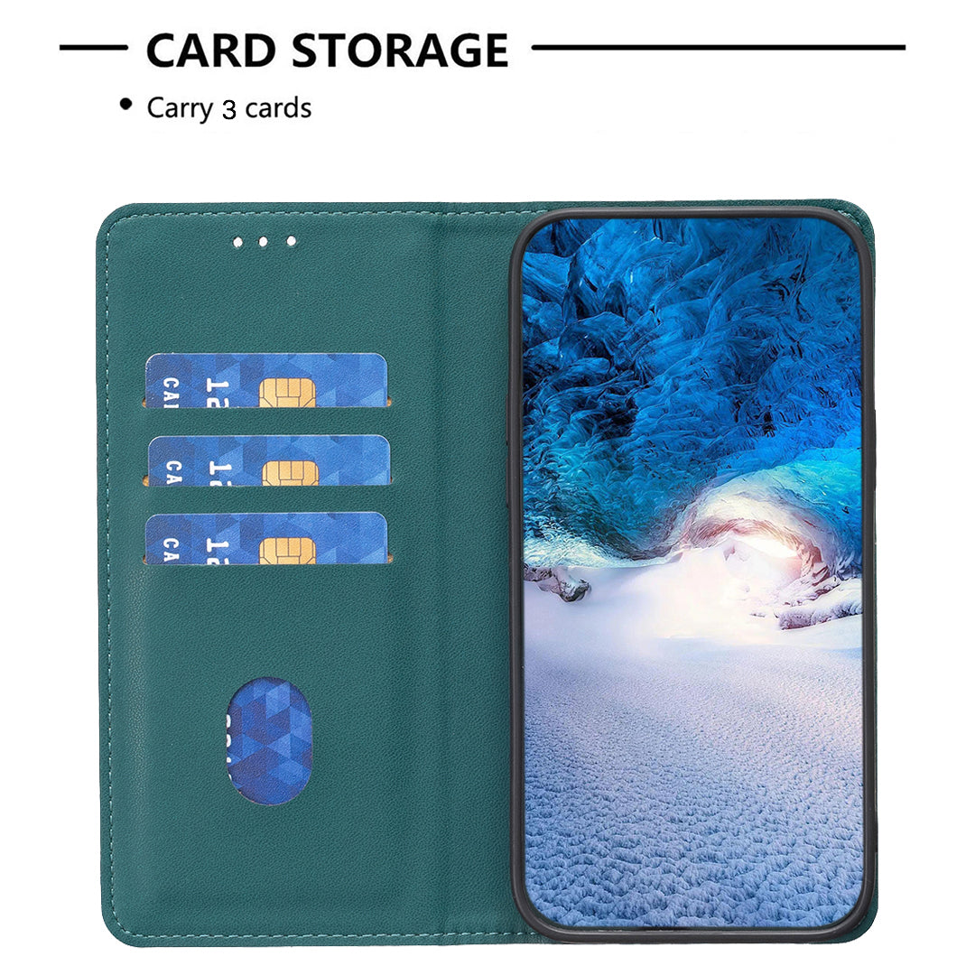 BINFEN COLOR For Samsung Galaxy A27 5G Leather Case  BF18 Phone Stand Cover with Card Slots