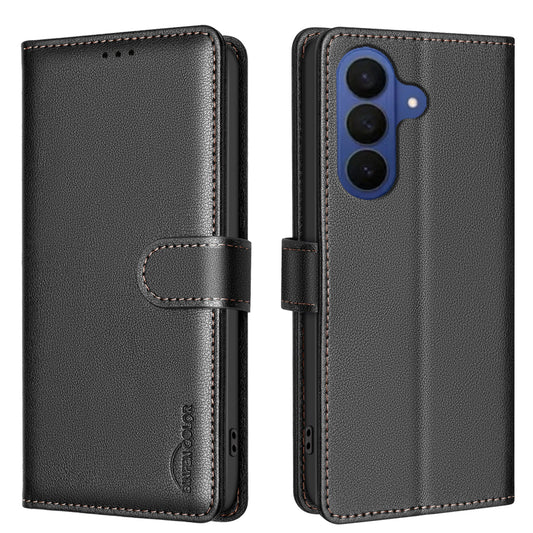 BINFEN COLOR For Samsung Galaxy A27 5G Leather Case  BF32 Wallet RFID Blocking Phone Cover
