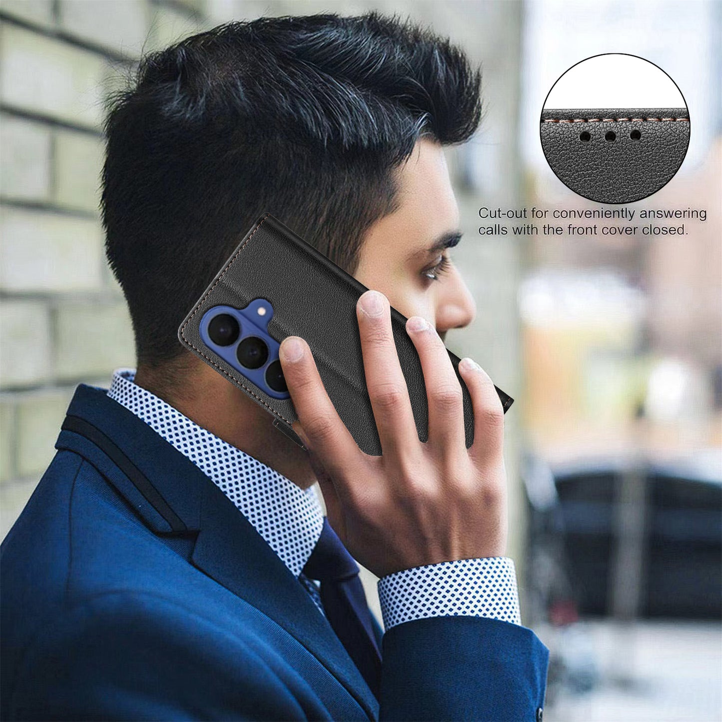 BINFEN COLOR For Samsung Galaxy A57 5G Leather Case  BF32 Wallet RFID Blocking Phone Cover