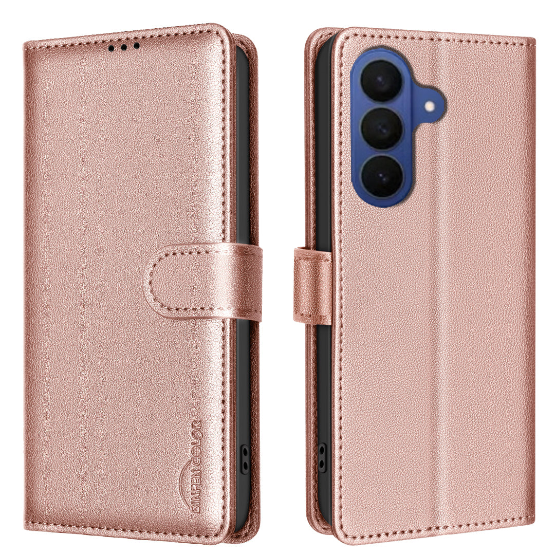 BINFEN COLOR For Samsung Galaxy A37 5G Leather Case  BF32 Wallet RFID Blocking Phone Cover