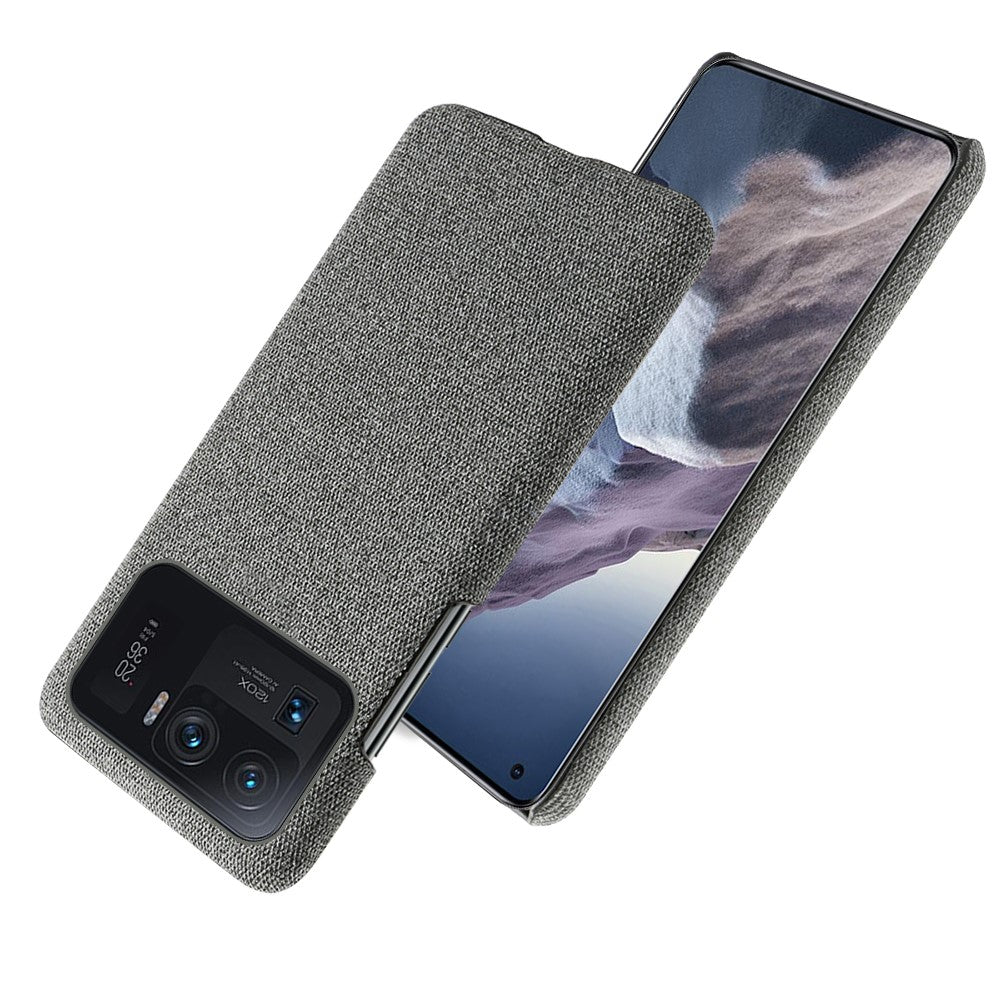 For Xiaomi Mi 11 Ultra Phone Case Cloth Texture Anti-Scratch Protective PC Back Cover