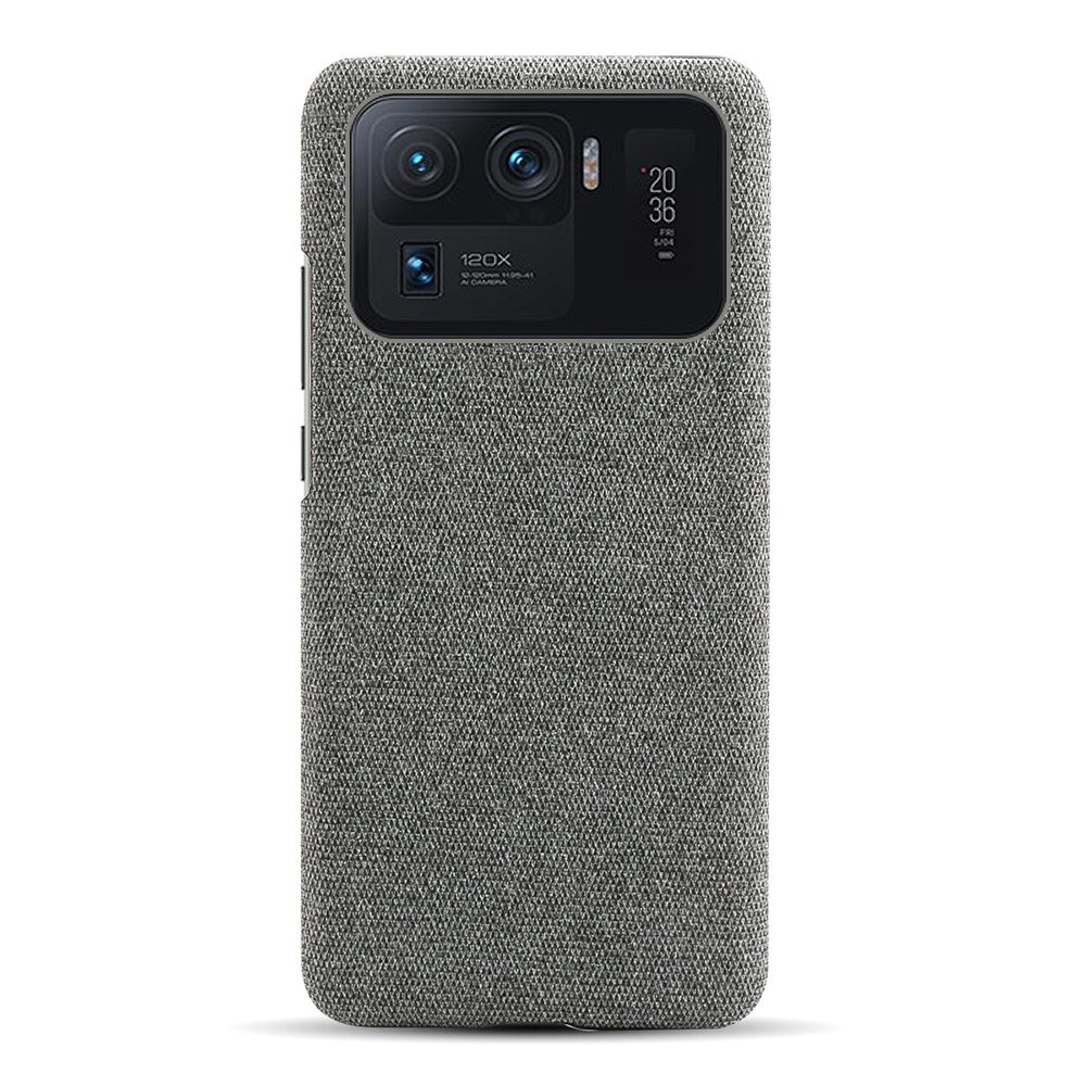 For Xiaomi Mi 11 Ultra Phone Case Cloth Texture Anti-Scratch Protective PC Back Cover