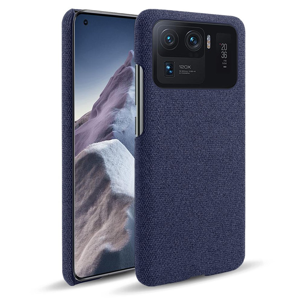 For Xiaomi Mi 11 Ultra Phone Case Cloth Texture Anti-Scratch Protective PC Back Cover
