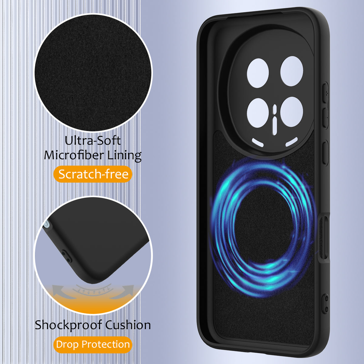 Honor Magic8 Pro 5G Magnetische Handyhülle – Schutzhülle aus stoßfestem Flüssigsilikon