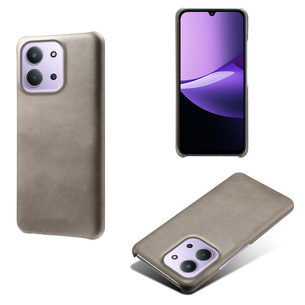 Phone Case for Xiaomi Redmi 15C 4G (EU) (173mm) / Redmi 15C 5G (EU) (173mm) / Poco C85 4G (173mm) Calf Texture PU Leather Hard PC Cover