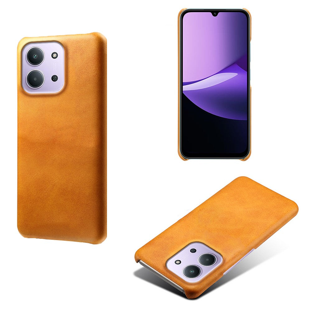 Phone Case for Xiaomi Redmi 15C 4G (EU) (173mm) / Redmi 15C 5G (EU) (173mm) / Poco C85 4G (173mm) Calf Texture PU Leather Hard PC Cover
