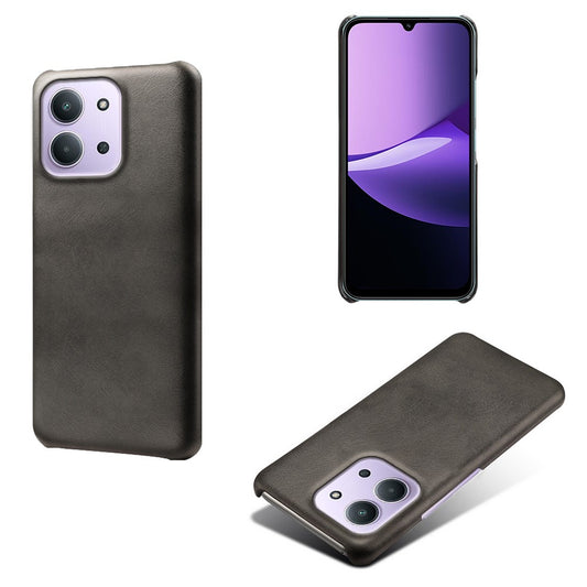 Phone Case for Xiaomi Redmi 15C 4G (EU) (173mm) / Redmi 15C 5G (EU) (173mm) / Poco C85 4G (173mm) Calf Texture PU Leather Hard PC Cover