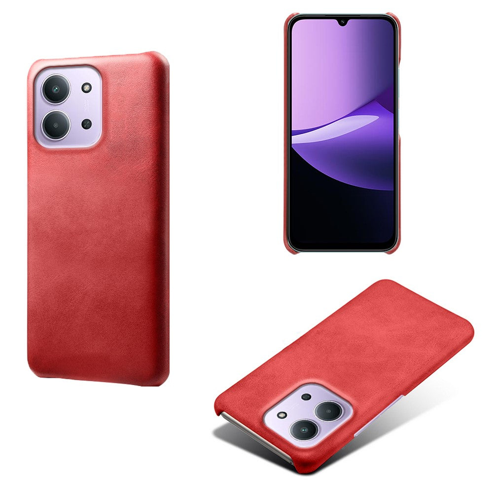 Phone Case for Xiaomi Redmi 15C 4G (EU) (173mm) / Redmi 15C 5G (EU) (173mm) / Poco C85 4G (173mm) Calf Texture PU Leather Hard PC Cover