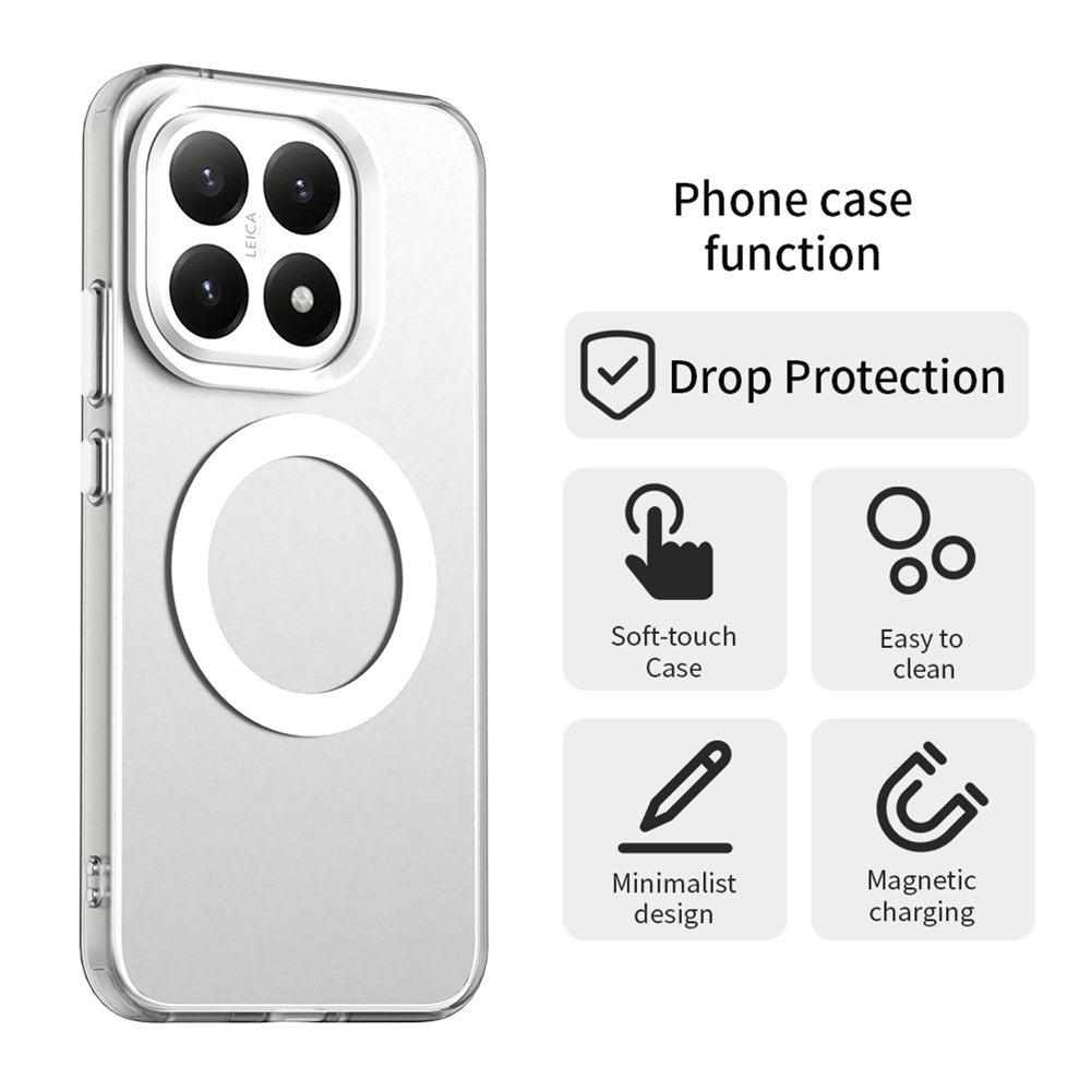 For Xiaomi 15T Magnetic Case Anti Drop Hybrid Phone Back Cover