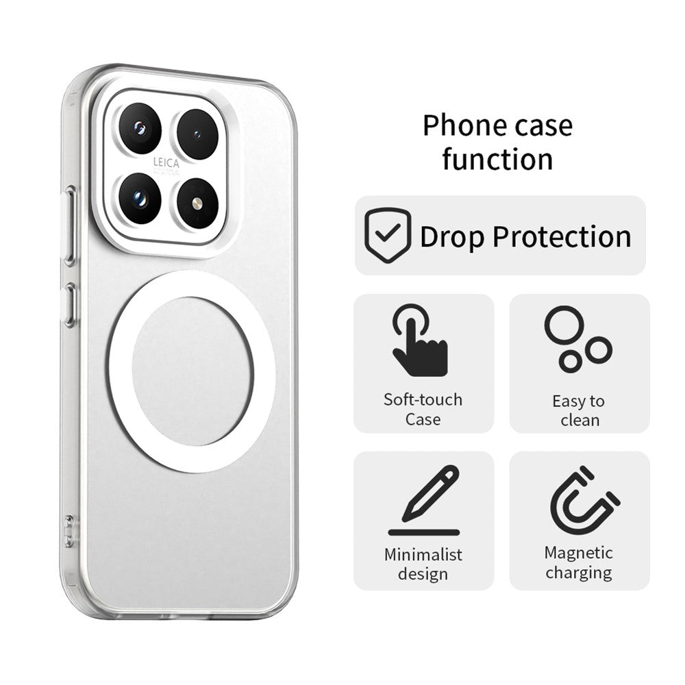 For Xiaomi 17 Case Magnetic Case Anti Drop Hybrid Phone Back Cover