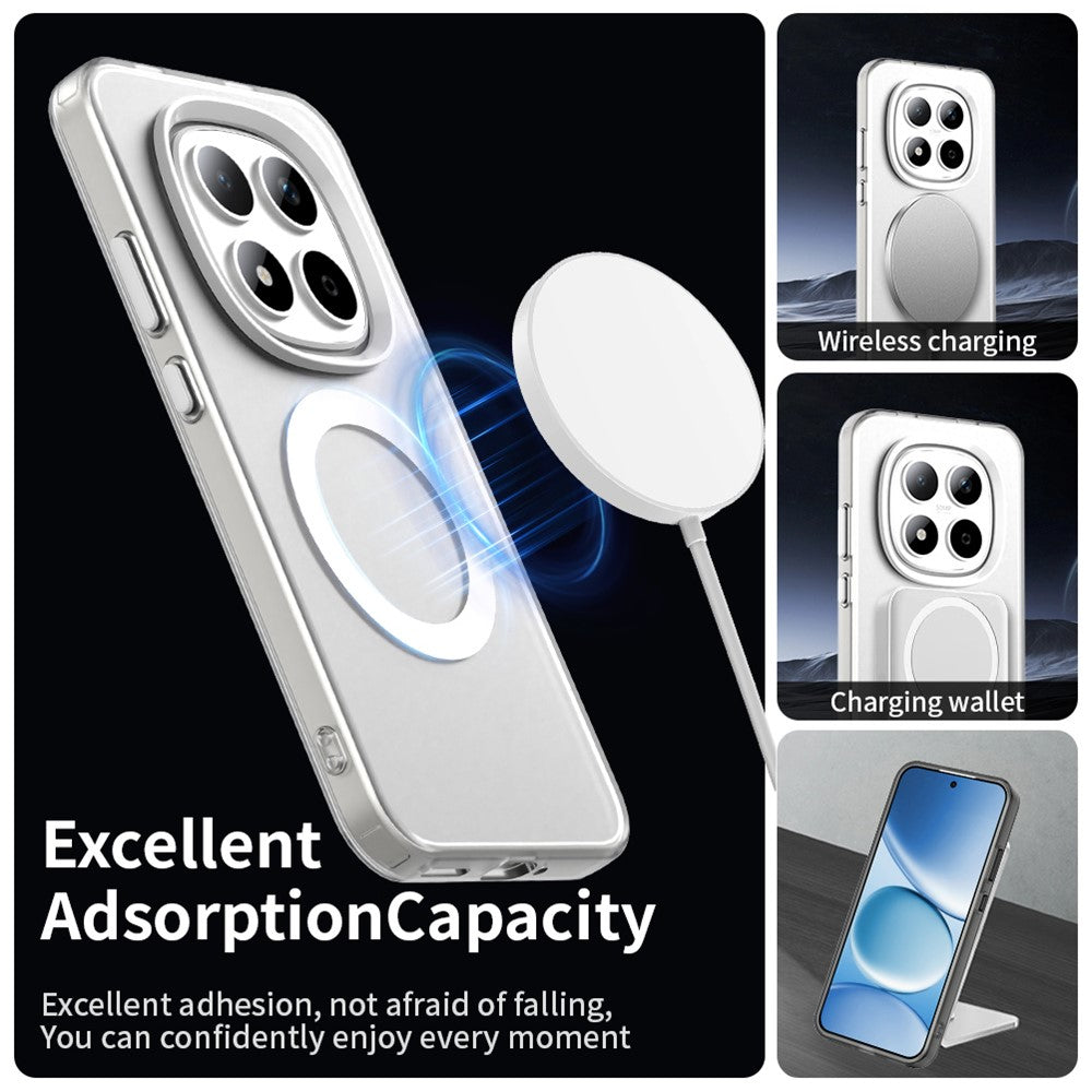 For Xiaomi Redmi Note 15 Pro 5G Magnetic Case Anti Drop Hybrid Phone Back Cover