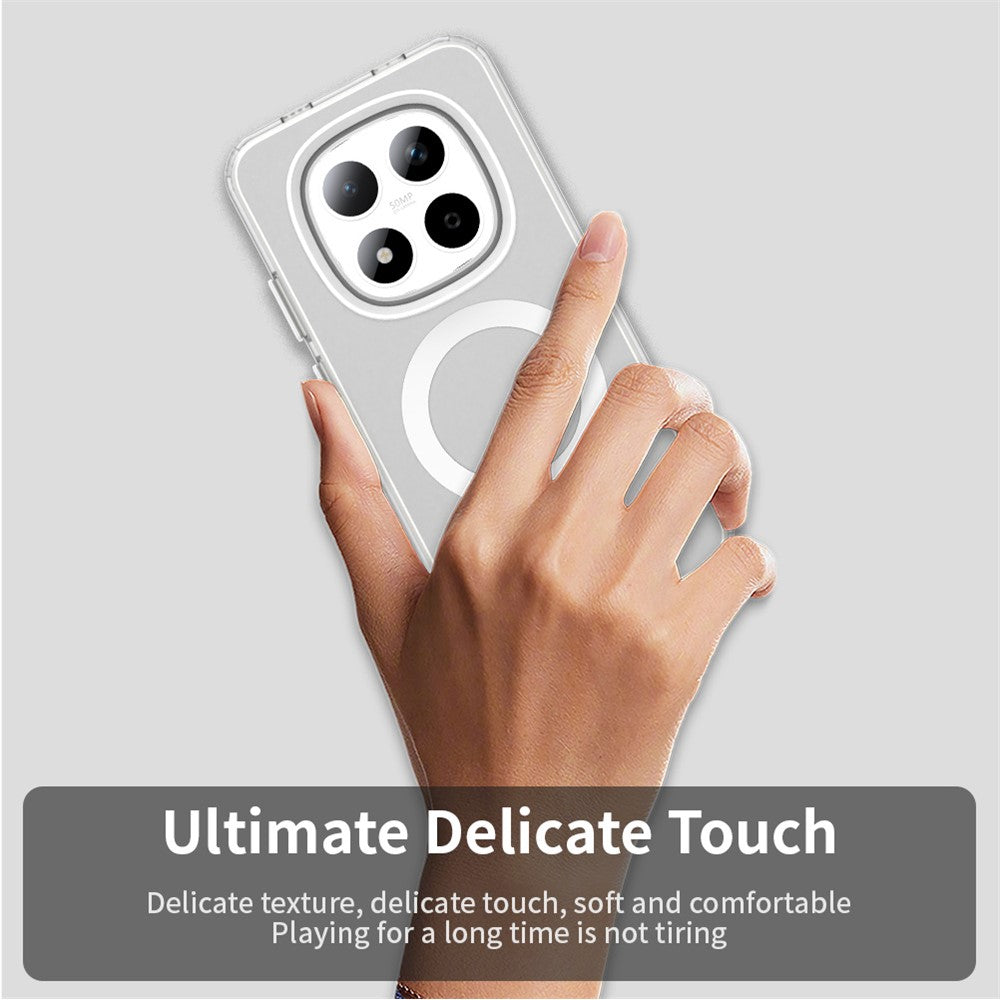 For Xiaomi Redmi Note 15 Pro 5G Magnetic Case Anti Drop Hybrid Phone Back Cover