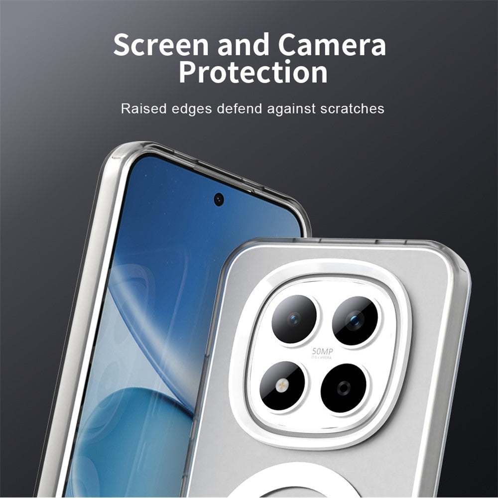 For Xiaomi Redmi Note 15 Pro 5G Magnetic Case Anti Drop Hybrid Phone Back Cover