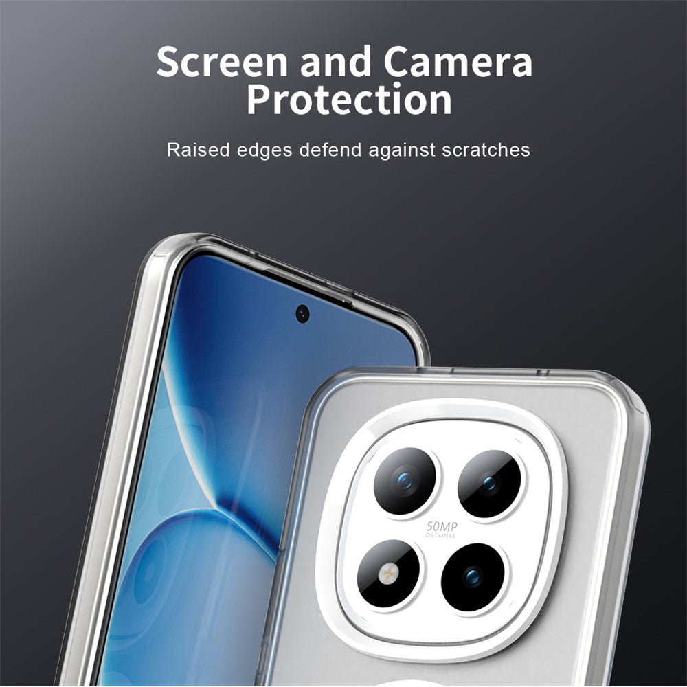 For Xiaomi Poco M8 Pro 5G / Redmi Note 15 Pro+ 5G (Global) Magnetic Case Anti Drop Hybrid Phone Back Cover