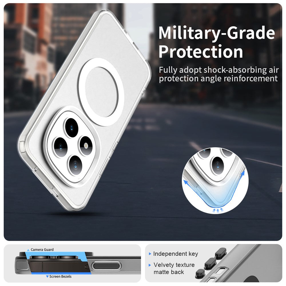 For Xiaomi Poco M8 Pro 5G / Redmi Note 15 Pro+ 5G (Global) Magnetic Case Anti Drop Hybrid Phone Back Cover