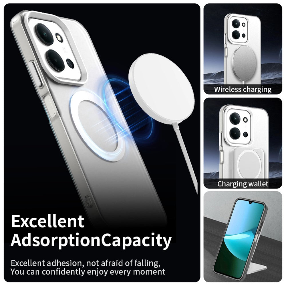 Phone Case For Xiaomi Redmi 15C 5G (EU) (173mm)  /  15C 4G (EU) (173mm) Magnetic Case Anti Drop Hybrid Phone Back Cover