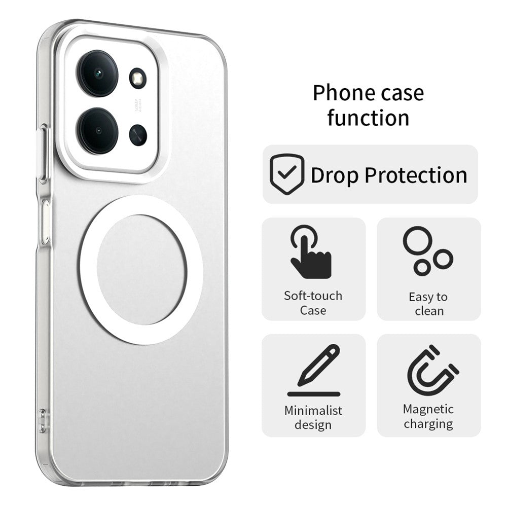 Phone Case For Xiaomi Redmi 15C 5G (EU) (173mm)  /  15C 4G (EU) (173mm) Magnetic Case Anti Drop Hybrid Phone Back Cover