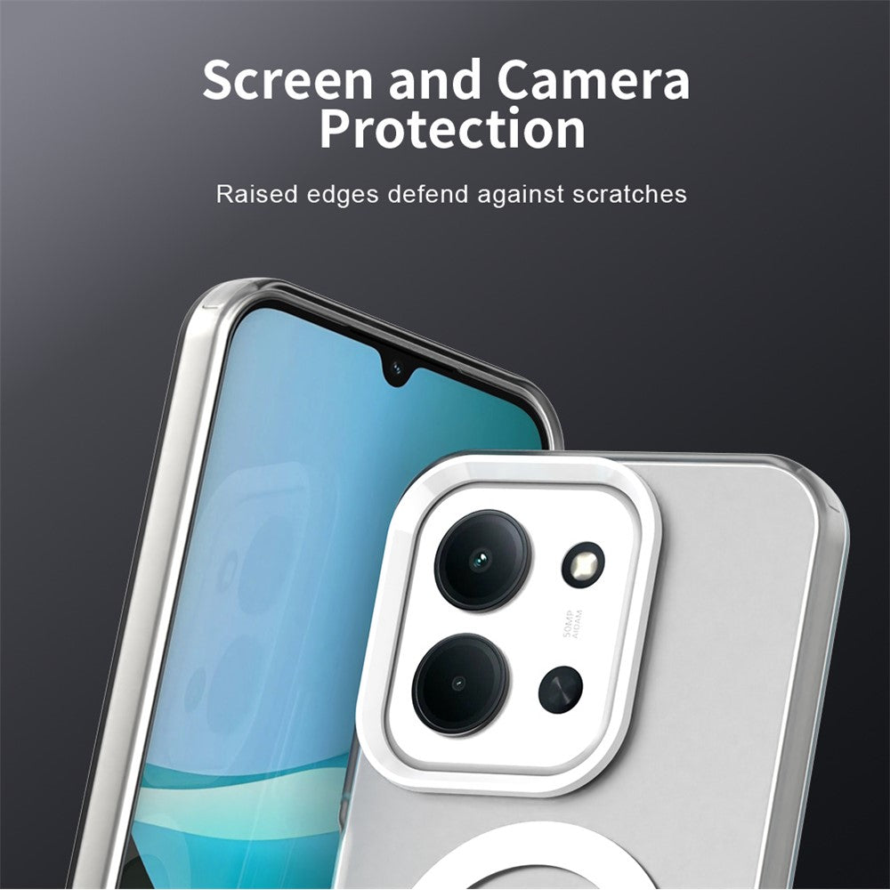 Phone Case For Xiaomi Redmi 15C 5G (EU) (173mm)  /  15C 4G (EU) (173mm) Magnetic Case Anti Drop Hybrid Phone Back Cover