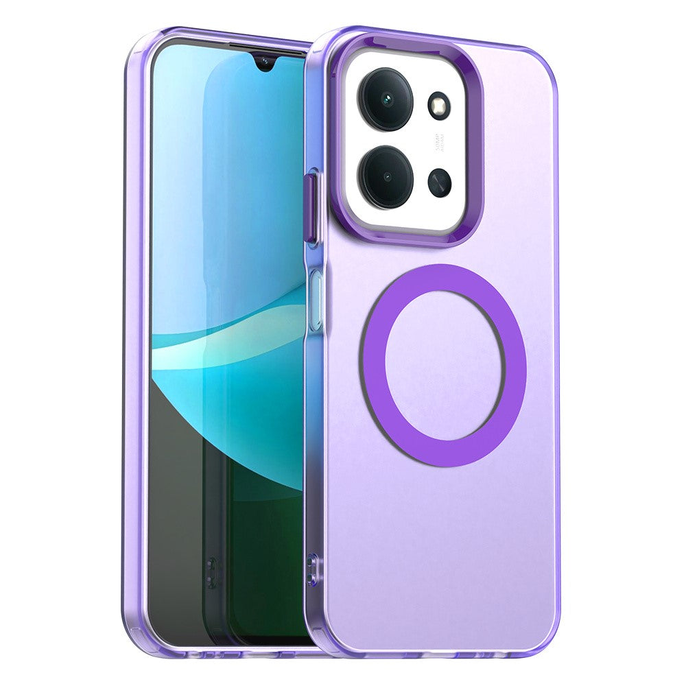 Phone Case For Xiaomi Redmi 15C 5G (EU) (173mm)  /  15C 4G (EU) (173mm) Magnetic Case Anti Drop Hybrid Phone Back Cover