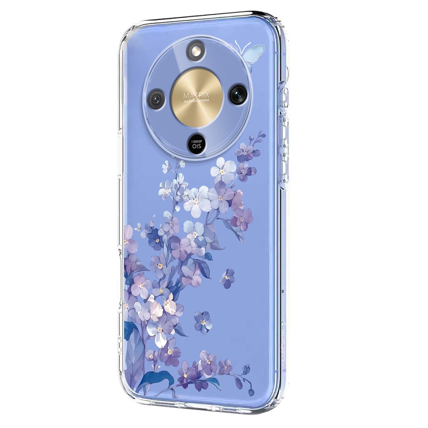 For Honor Magic8 Lite 5G / X9d 5G / X70 5G Case Butterfly Floral Pattern Printing TPU Phone Back Cover