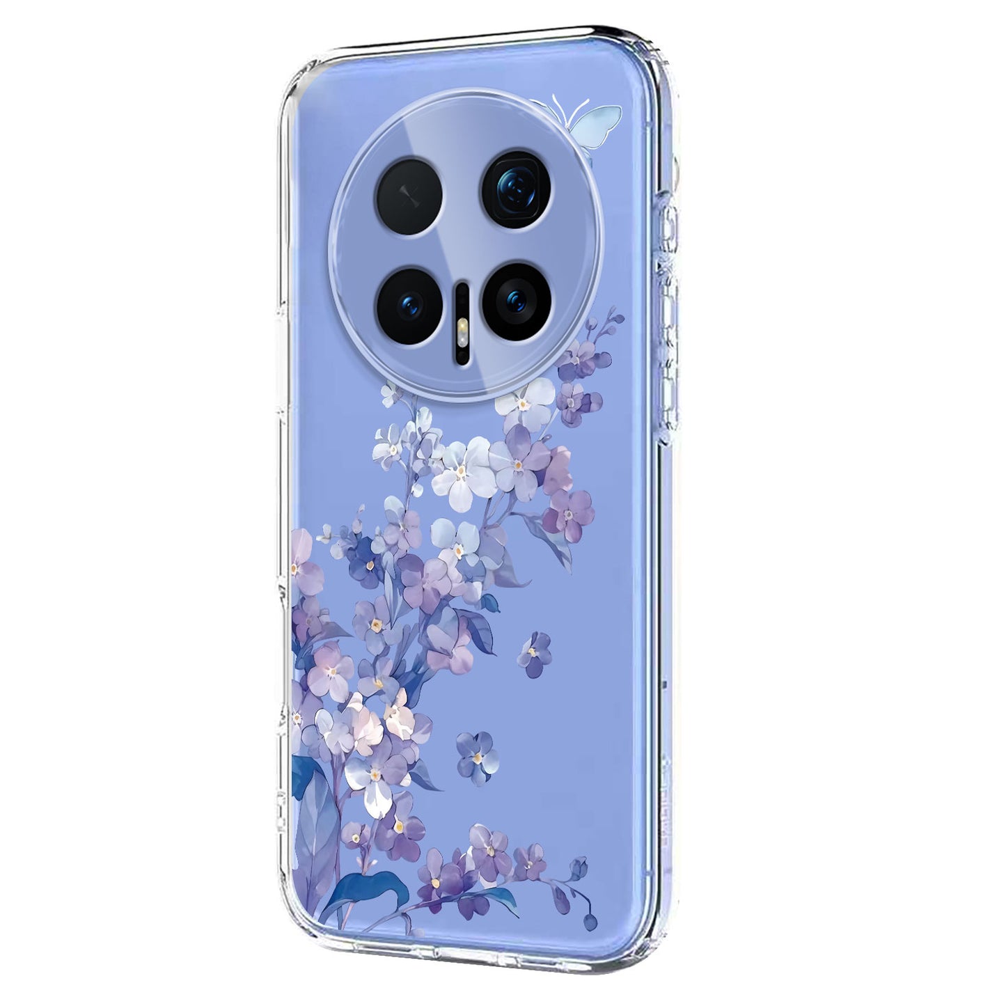For Honor Magic8 Pro 5G Case Butterfly Floral Pattern Printing TPU Phone Back Cover