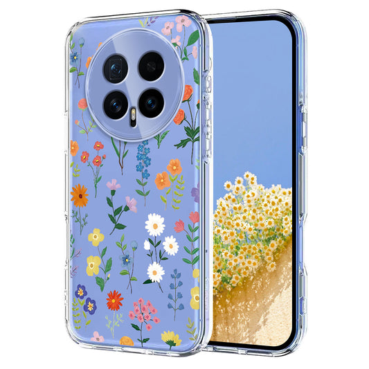 Honor Magic8 5G Handyhülle – Schmetterlings-Blumenmuster-Druck TPU