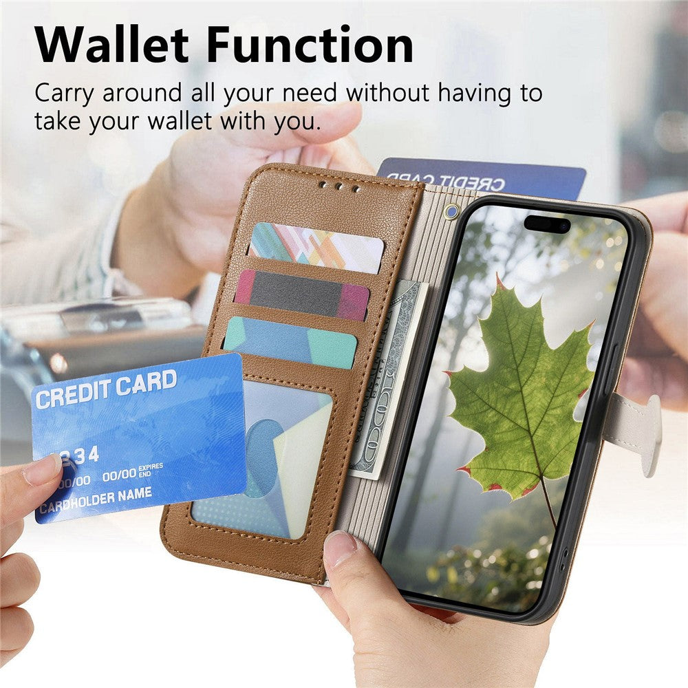 For Honor Magic8 5G Stand Case Leaf Shape Magnetic Clasp Leather Phone Cover with Hand Strap