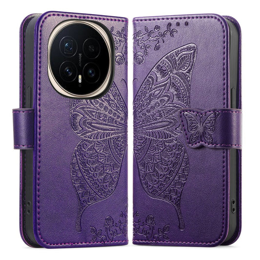 Honor Magic8 5G Handyhülle – mit Riemen, Schmetterlingsmuster, PU-Leder, Brieftaschen