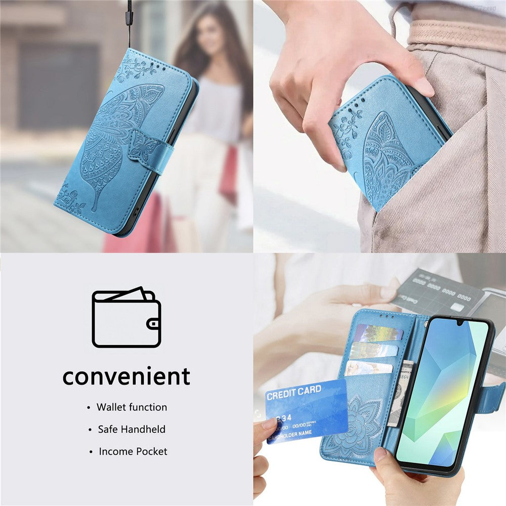 For Honor Magic8 5G Case with Strap Butterfly Pattern PU Leather Wallet Phone Cover