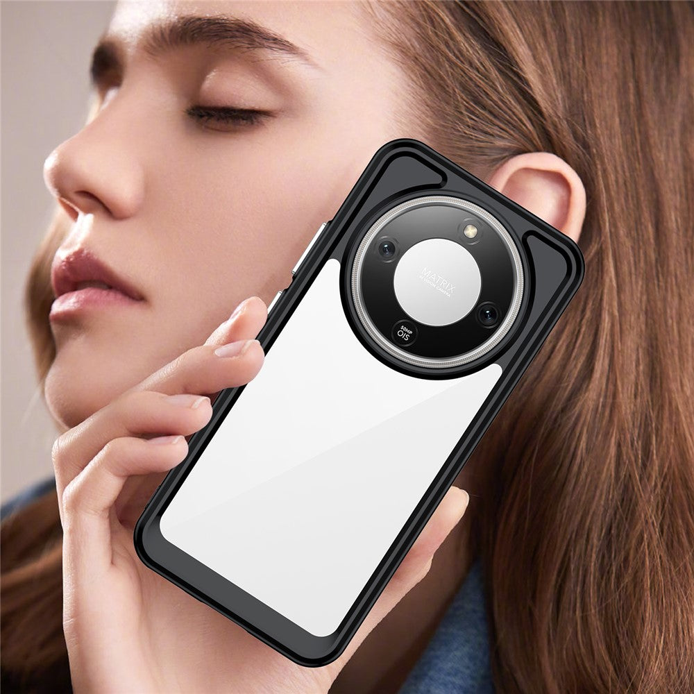 Honor Magic8 Lite 5G / X70 5G / X9d 5G Transparente Handyhülle – Stoßfeste Rückseite, aus TPU & Acryl