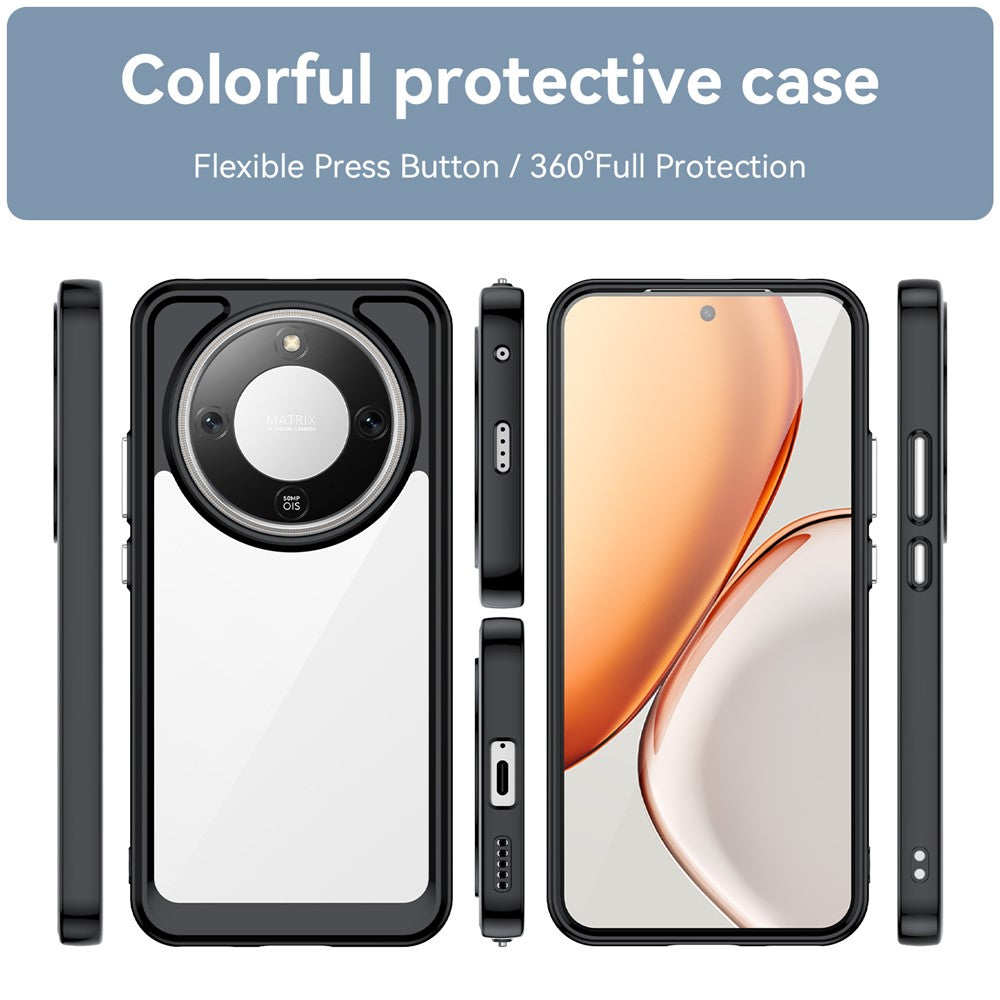 Honor Magic8 Lite 5G / X70 5G / X9d 5G Transparente Handyhülle – Stoßfeste Rückseite, aus TPU & Acryl