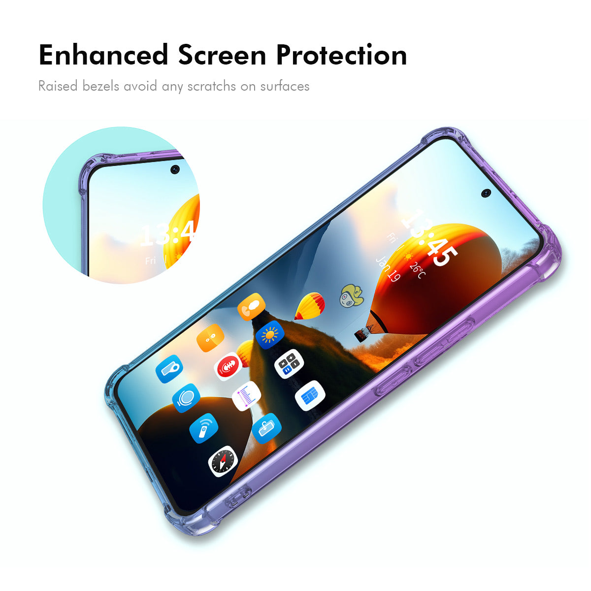 ENKAY For Honor Magic8 Lite 5G / X9d 5G / X70 5G TPU Case  Thickened Four Corner Drop-proof Phone Back Cover