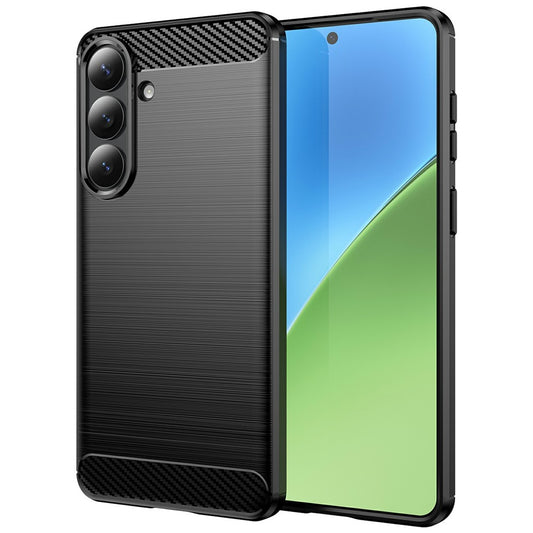Galaxy S26+ Handyhülle – aus Carbonfaser mit gebürsteter Textur