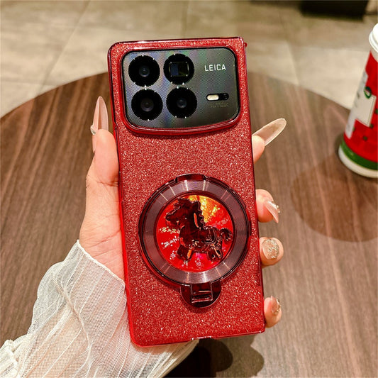 For Xiaomi Mix Fold 4 5G Case Carousel Style Rotating Kickstand Hard PC Phone Cover