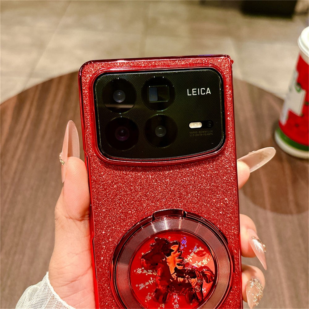 For Xiaomi Mix Fold 4 5G Case Carousel Style Rotating Kickstand Hard PC Phone Cover