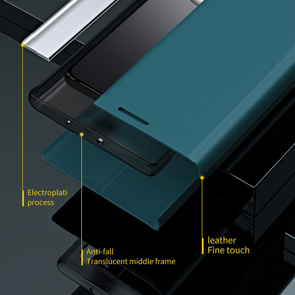 For Xiaomi 15T Case Anti-Drop Leather Phone Cover with Stand