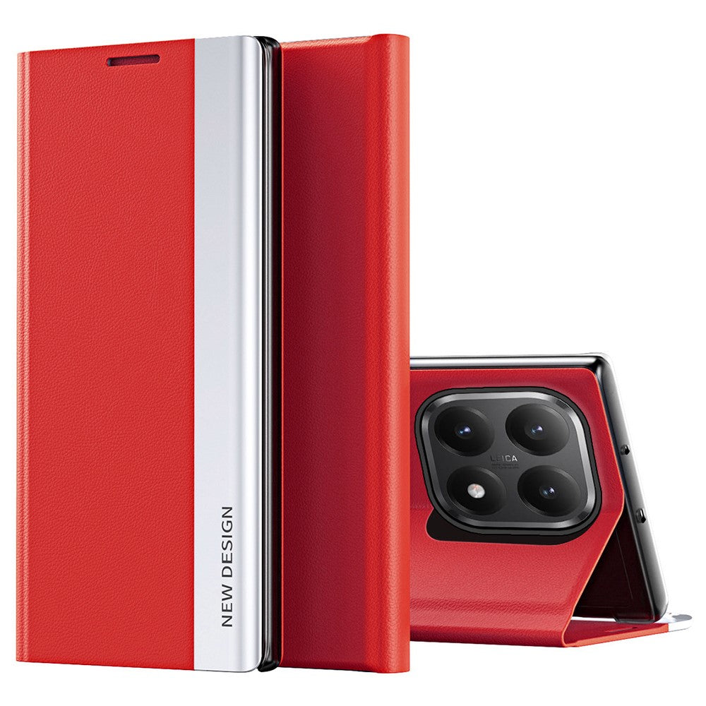 For Xiaomi 15T Case Anti-Drop Leather Phone Cover with Stand