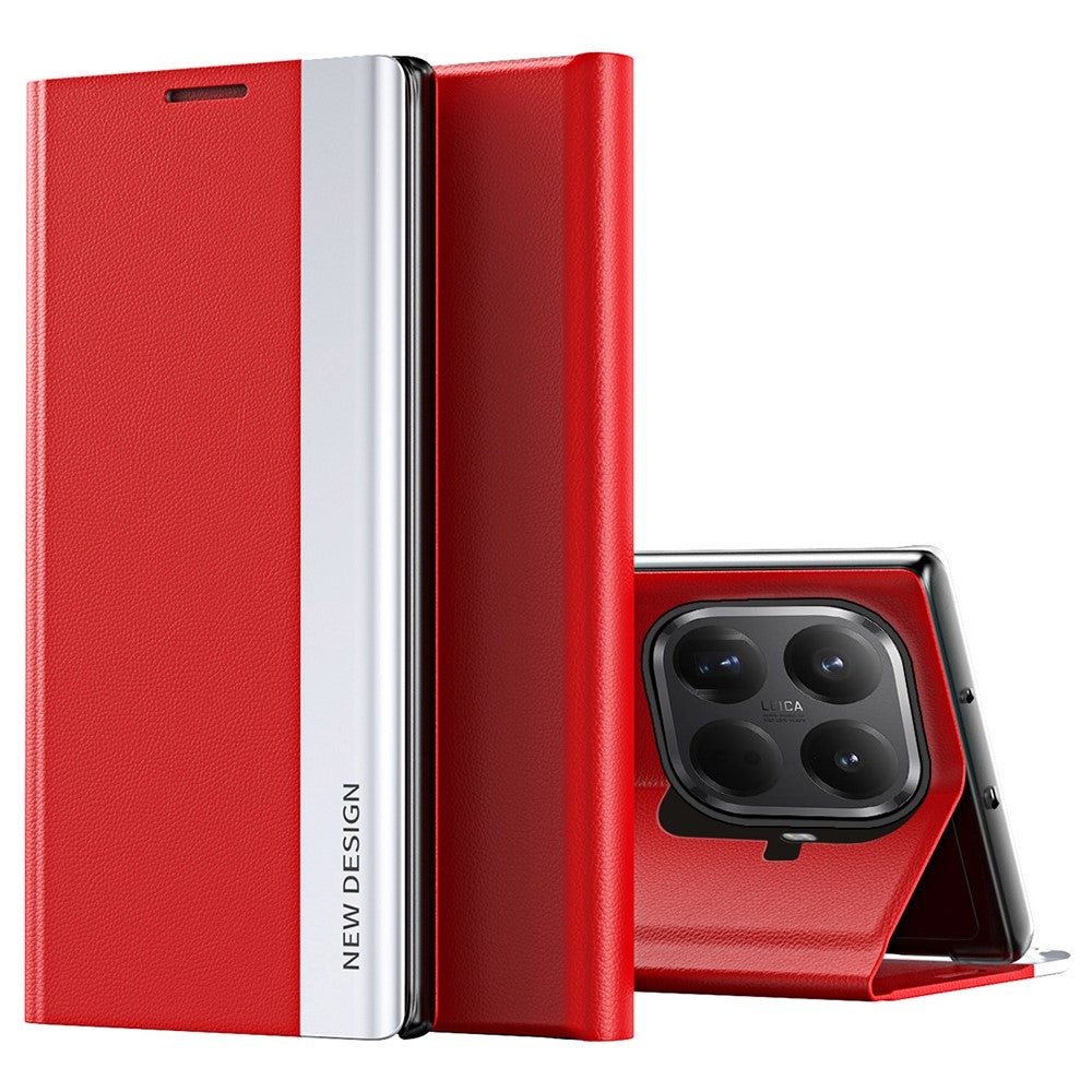 For Xiaomi 15T Pro Case Anti-Drop Leather Phone Cover with Stand